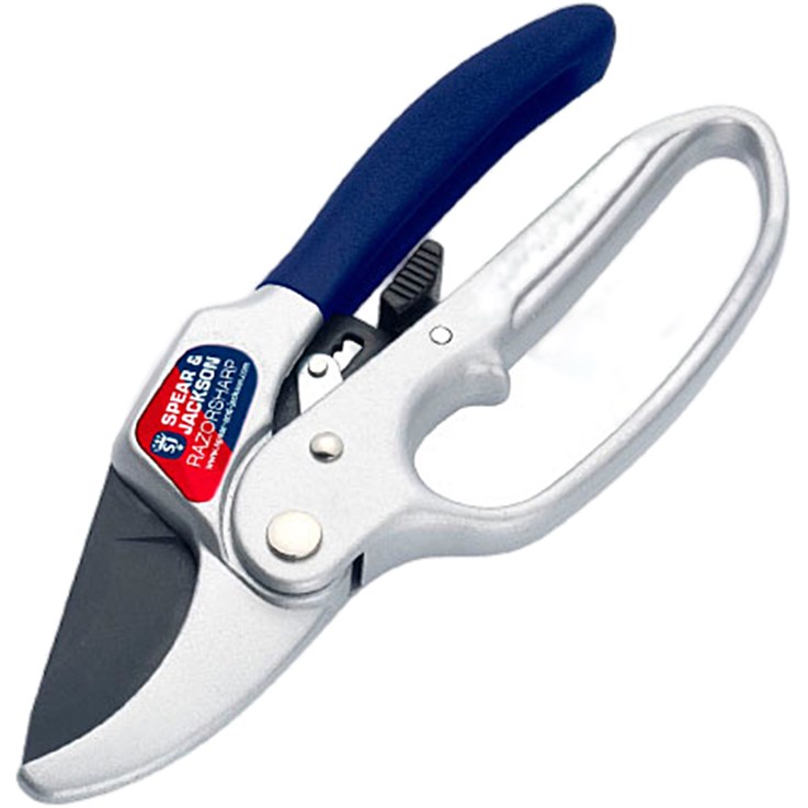 S&J Razorsharp Advance Ratchet Secateurs